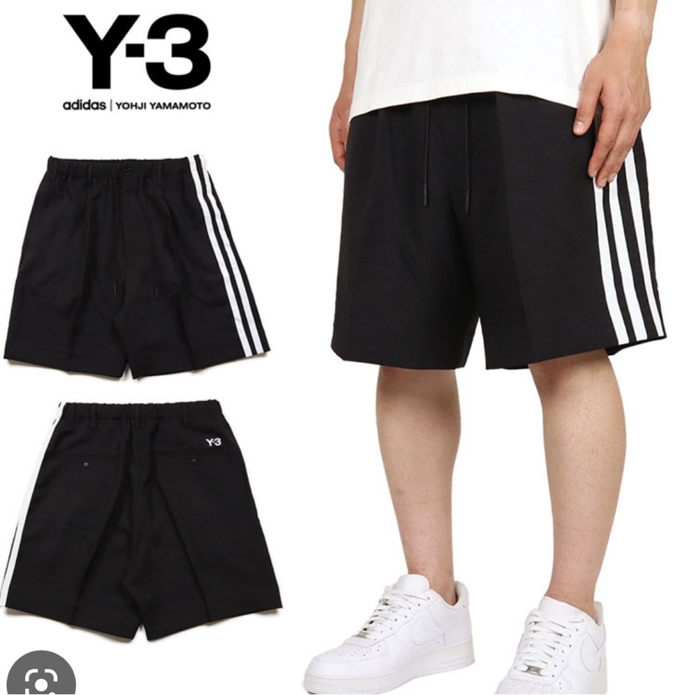 Y-3 Chi Elegant 3 Stp Shorts